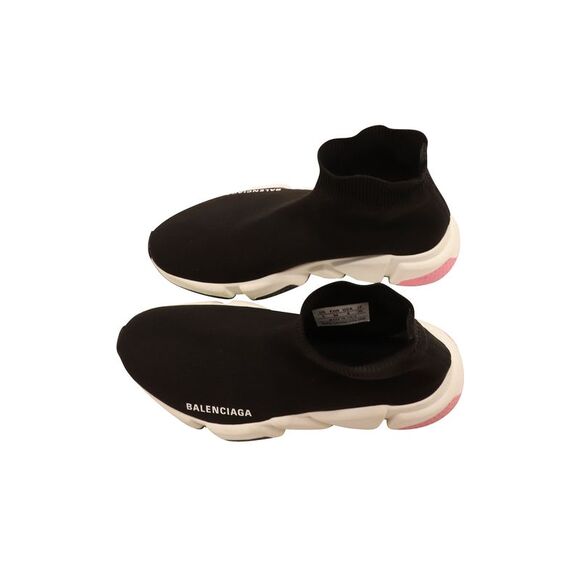Balenciaga Speed Sneakers in Black Polyester - Picture 7 of 7